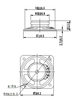  Loudspeaker 57mm 5W YD57-43-4N32M-R high dB Waterproof Speaker Drivers - ESUNTECH