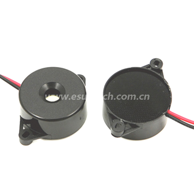 Piezo wired buzzer EPB2211W505-TA-12-4.5-R 6V 12V buzzer manufacturer - ESUNTECH